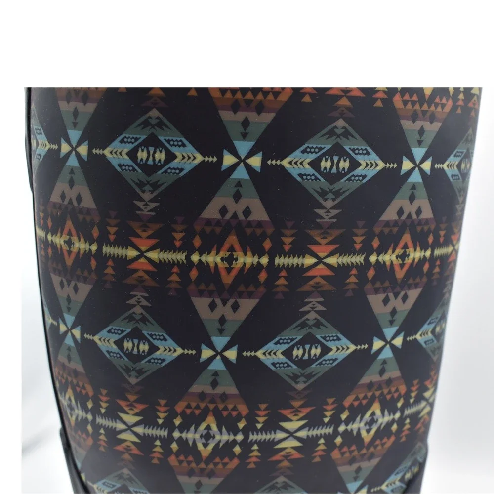 Pendleton Women Size 7 Diamond Peak Navy Harding Geometric Tall Rain Boots Shoes